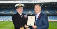Celebrating the Armed Forces Covenant with Rangers FC