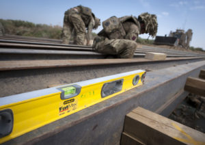 Troops from 21 Engineer Regiment replaced an important bridge to assist the local population.