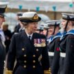 Princess Anne inspects Sea Cadet parade