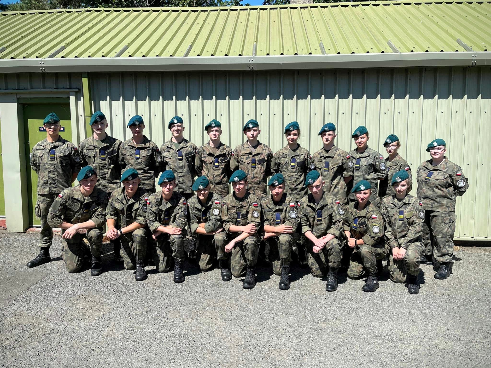 Polish Cadets Pose for photograph