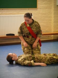 Shaunie puts Cadet in recovery position