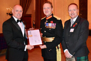 Poppyscotland receiving their ERS Gold Award