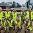 Cadets visiting HMS Glasgow in Govan