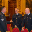 CFAVs from West Scotland Wing Air Training Corps catching up before the awards event.