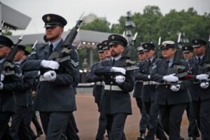 RAF march for platinum jubilee